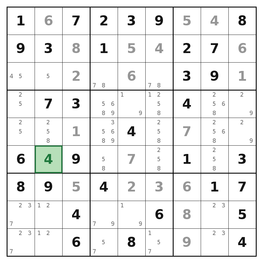 Gizli tekli uygulandıktan sonra — 4 yerleşti