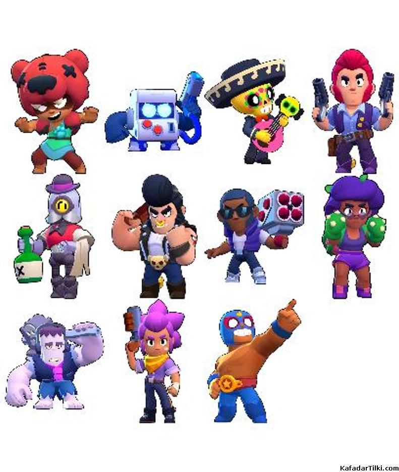 Brawl Stars karakterleri labirent bulmacaları, kitap 1