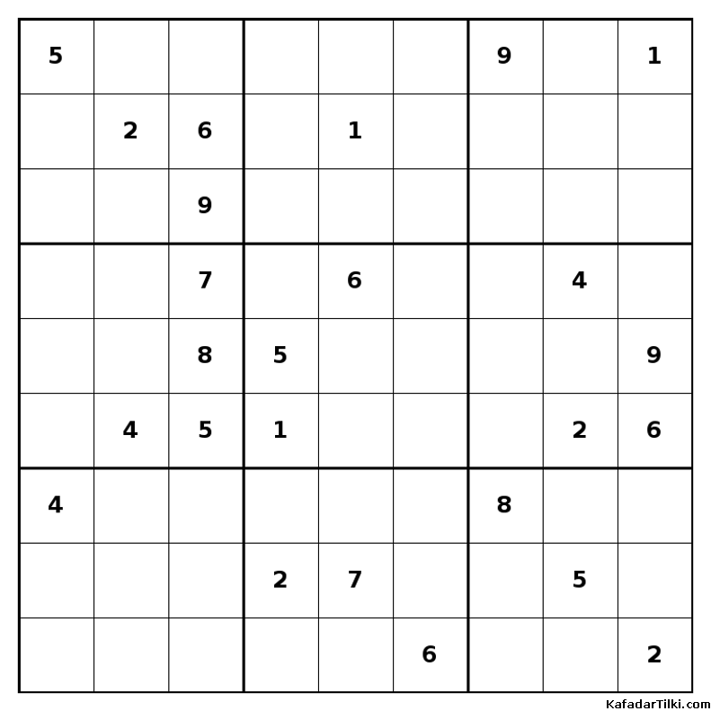 Çok Zor Sudoku, Kitap 1 - 6