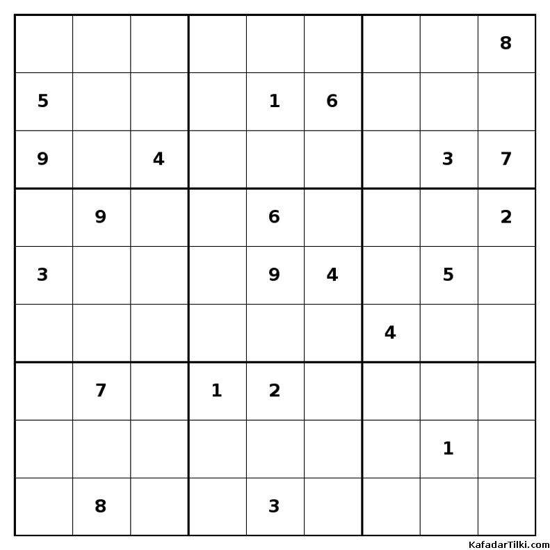 Çok Zor Sudoku, Kitap 10 - 7