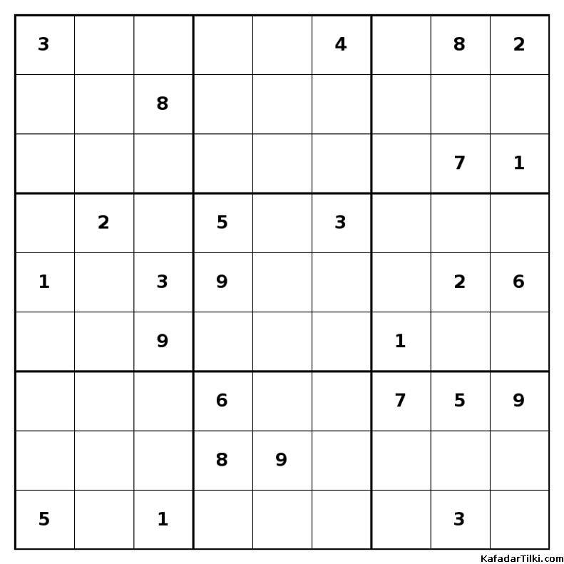Çok Zor Sudoku, Kitap 10 - 9