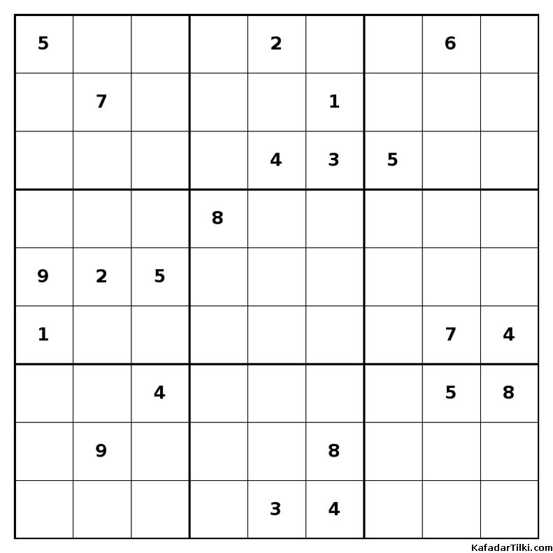 Çok Zor Sudoku, Kitap 11 - 1