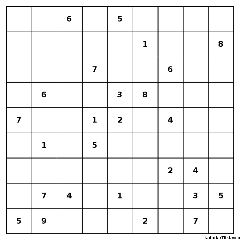 Çok Zor Sudoku, Kitap 18 - 1