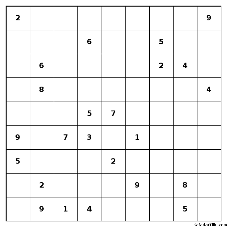 Çok Zor Sudoku, Kitap 20 - 9