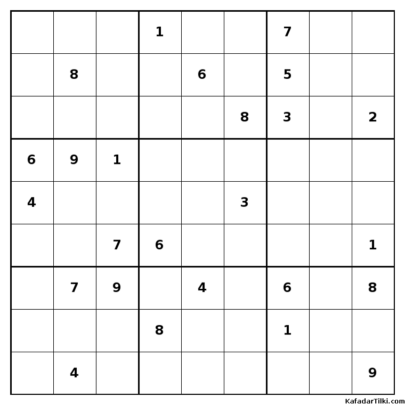 Çok Zor Sudoku, Kitap 21 - 1