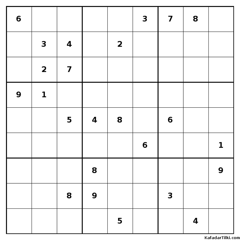 Çok Zor Sudoku, Kitap 21 - 9