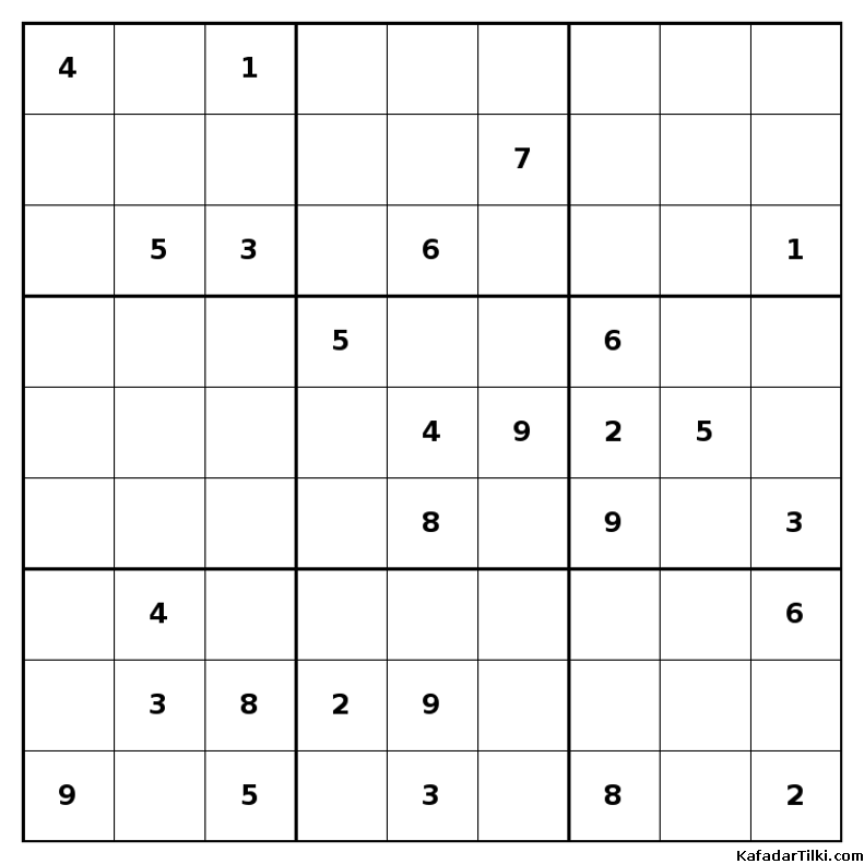 Çok Zor Sudoku, Kitap 25 - 9