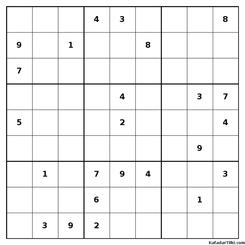Çok Zor Sudoku, Kitap 25 - 10