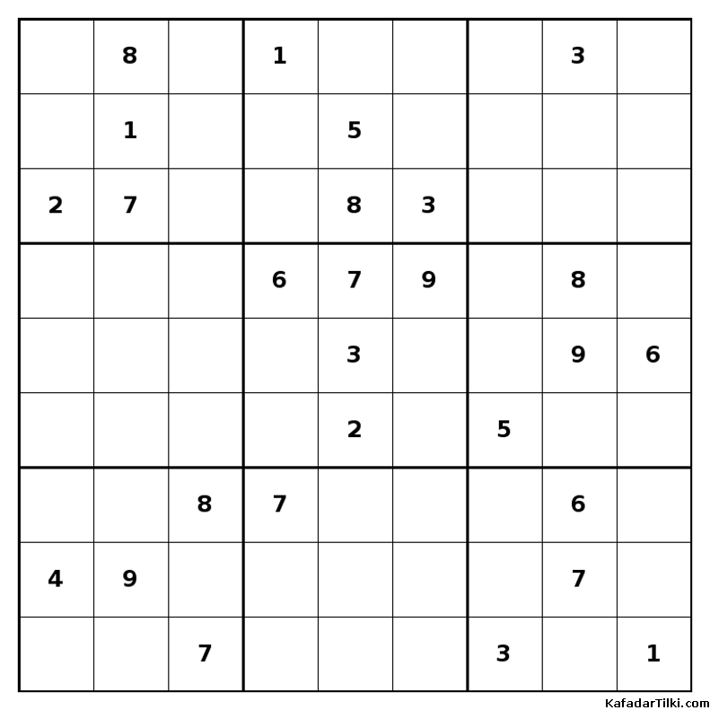 Çok Zor Sudoku, Kitap 31 - 1