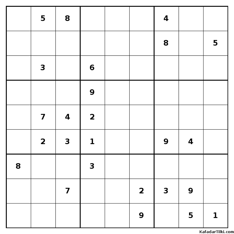 Çok Zor Sudoku, Kitap 33 - 4