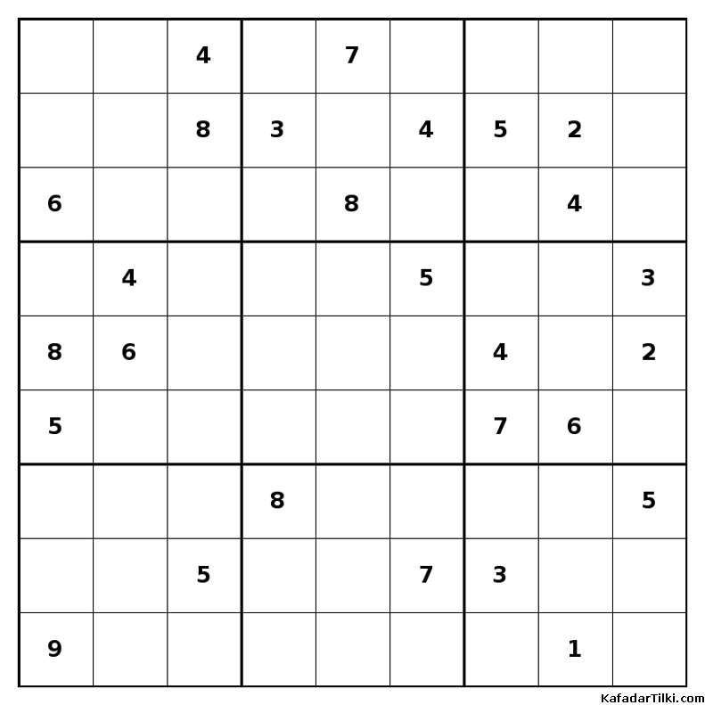 Çok Zor Sudoku, Kitap 33 - 7