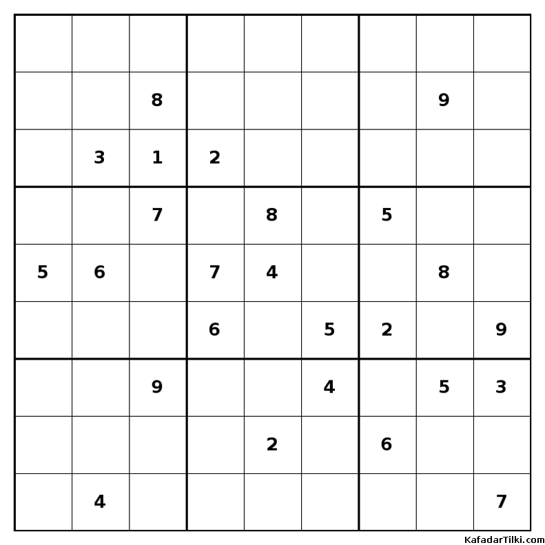 Çok Zor Sudoku, Kitap 5 - 7
