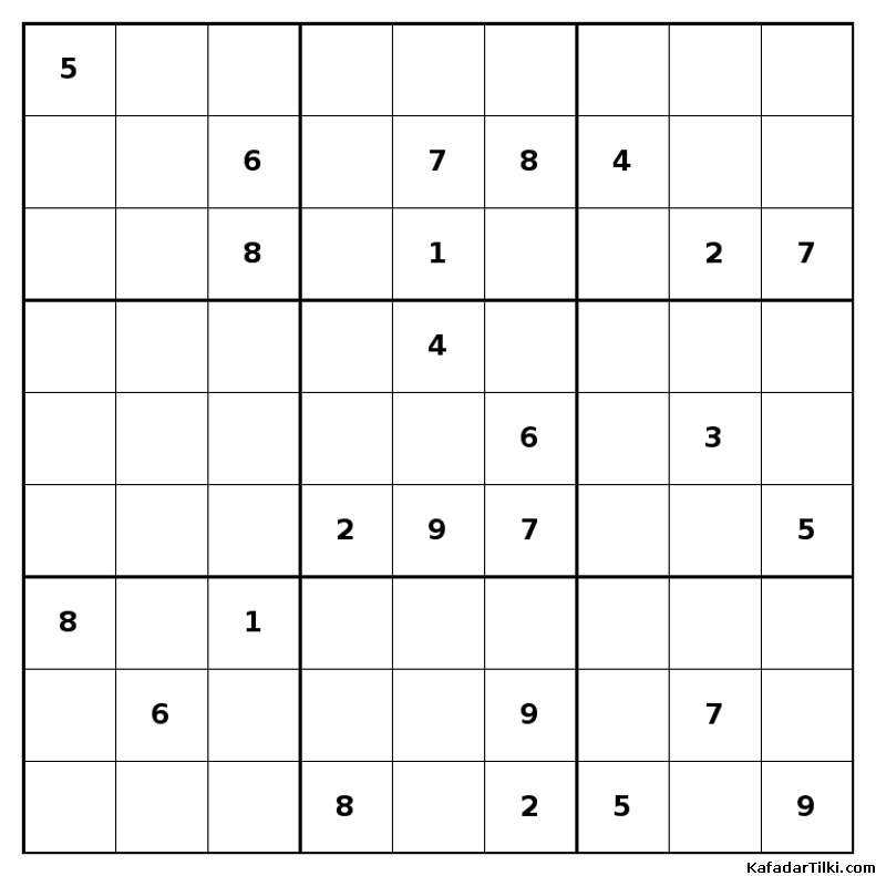 Çok Zor Sudoku, Kitap 6 - 10