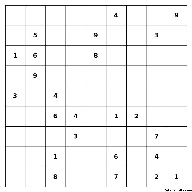Çok Zor Sudoku, Kitap 9 - 1