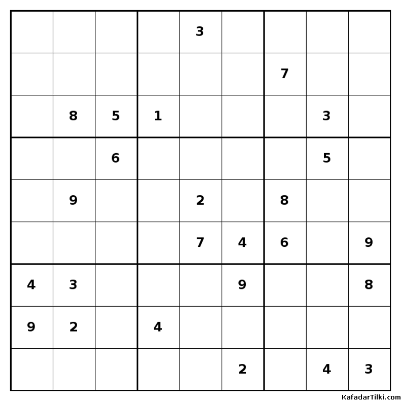 Çok Zor Sudoku, Kitap 9 - 3