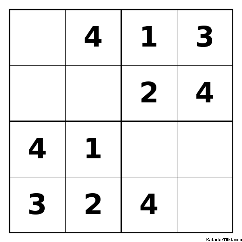 Kolay Mini Sudoku (4x4), Kitap 10 - 3