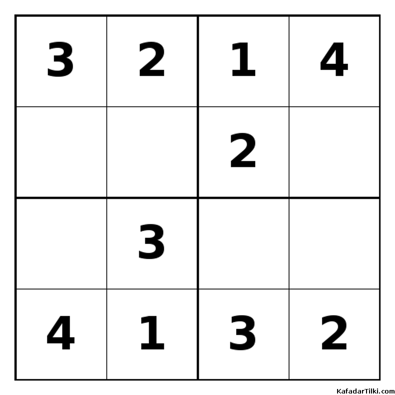 Kolay Mini Sudoku (4x4), Kitap 11 - 5