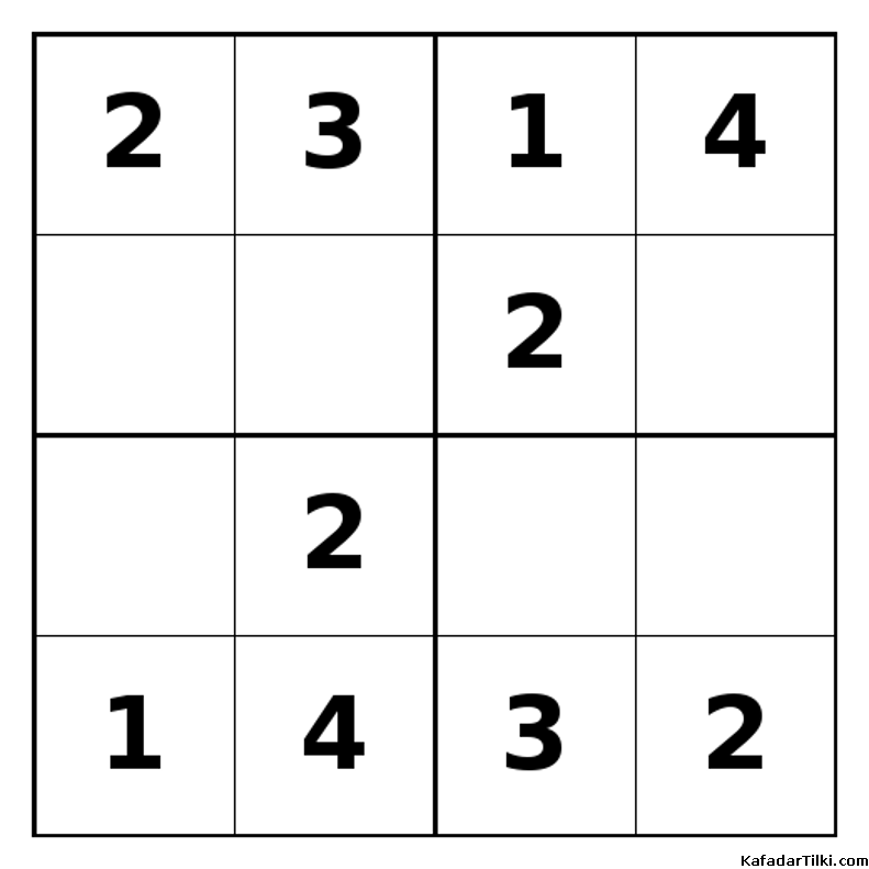 Kolay Mini Sudoku (4x4), Kitap 11 - 6