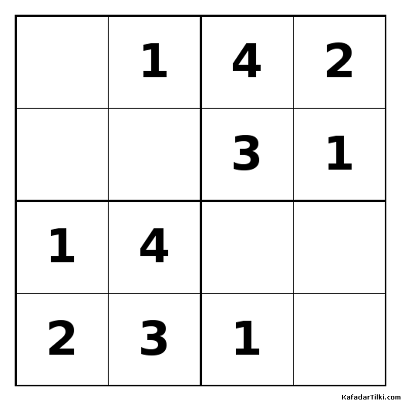 Kolay Mini Sudoku (4x4), Kitap 11 - 10