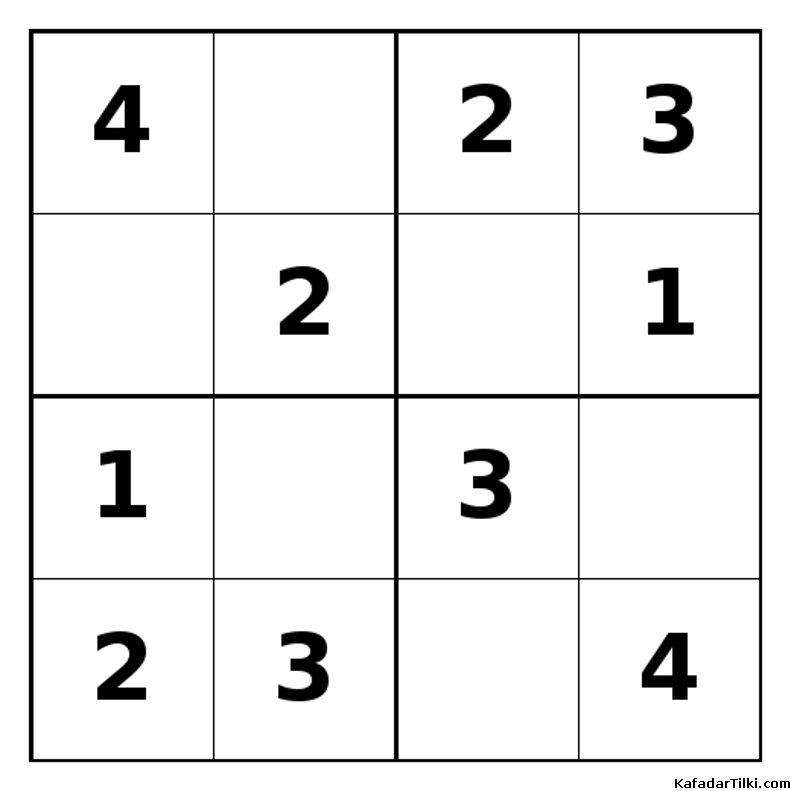 Kolay Mini Sudoku (4x4), Kitap 12 - 10