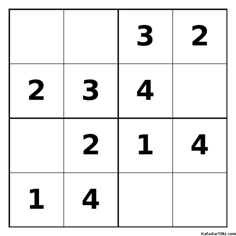 Kolay Mini Sudoku (4x4), Kitap 13 - 2