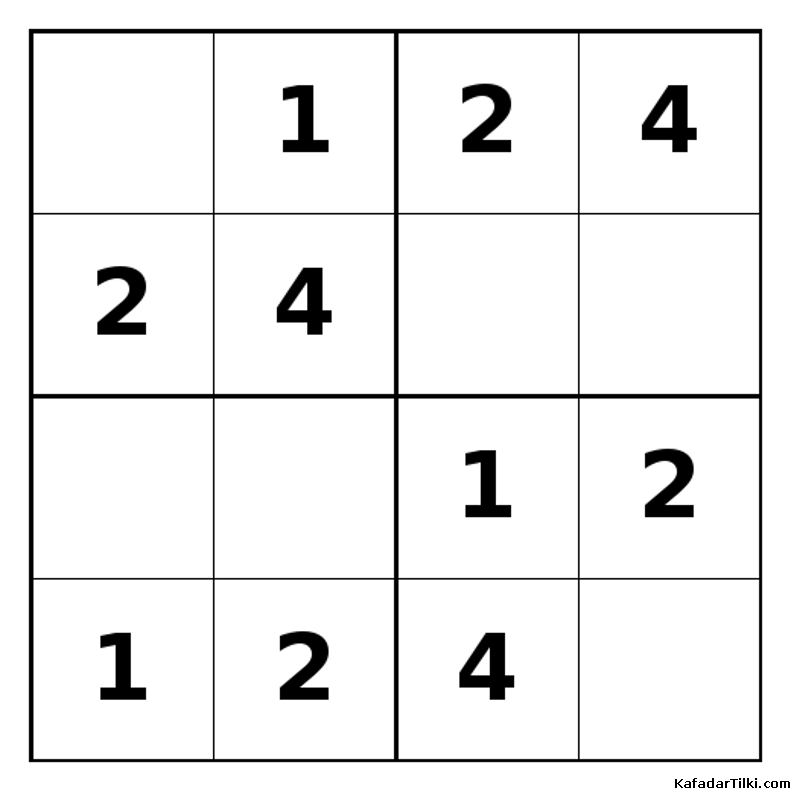 Kolay Mini Sudoku (4x4), Kitap 14 - 2