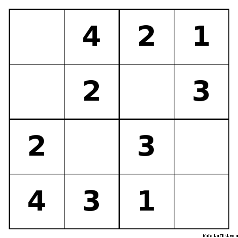 Kolay Mini Sudoku (4x4), Kitap 14 - 9