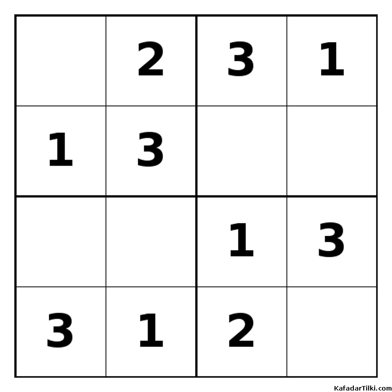 Kolay Mini Sudoku (4x4), Kitap 15 - 6