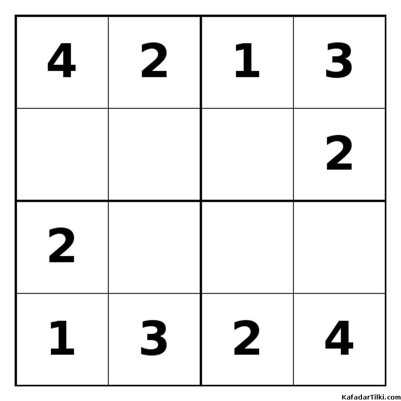 Kolay Mini Sudoku (4x4), Kitap 15 - 8