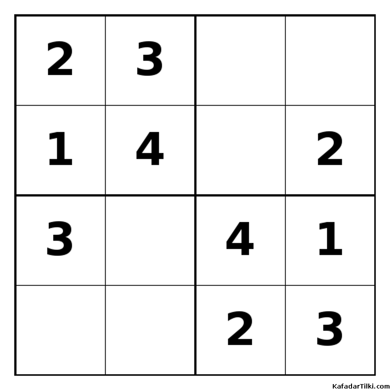 Kolay Mini Sudoku (4x4), Kitap 2 - 8