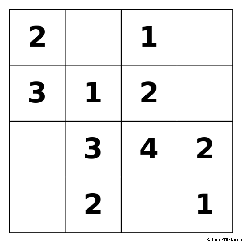 Kolay Mini Sudoku (4x4), Kitap 3 - 10