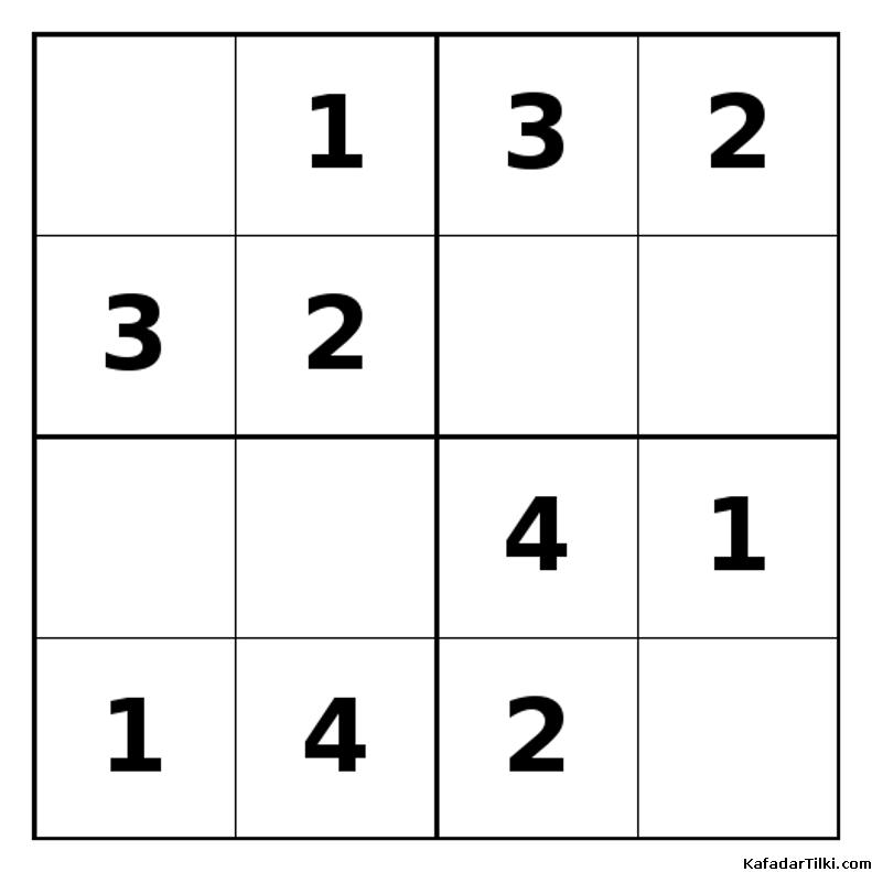 Kolay Mini Sudoku (4x4), Kitap 5 - 3