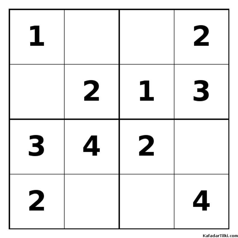 Kolay Mini Sudoku (4x4), Kitap 8 - 3
