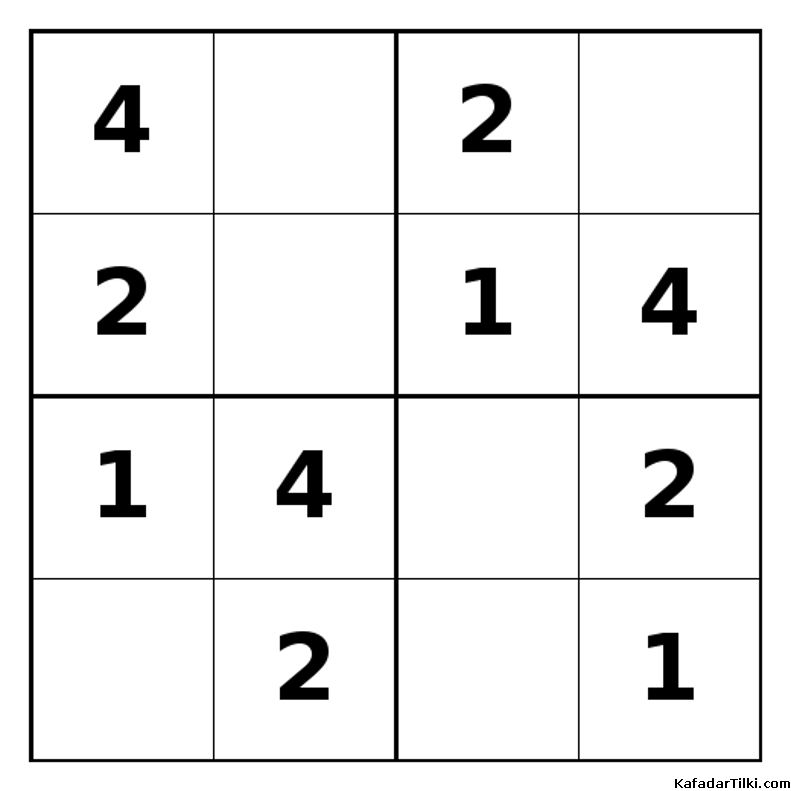 Kolay Mini Sudoku (4x4), Kitap 8 - 5