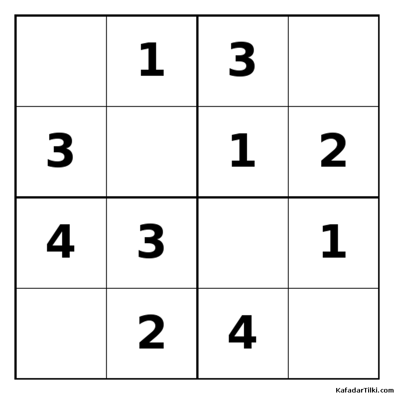 Kolay Mini Sudoku (4x4), Kitap 8 - 6