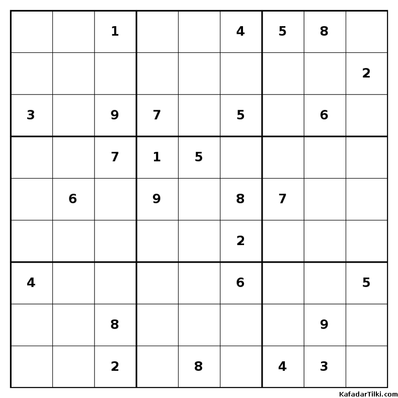 Kolay Sudoku, Kitap 1 - 8
