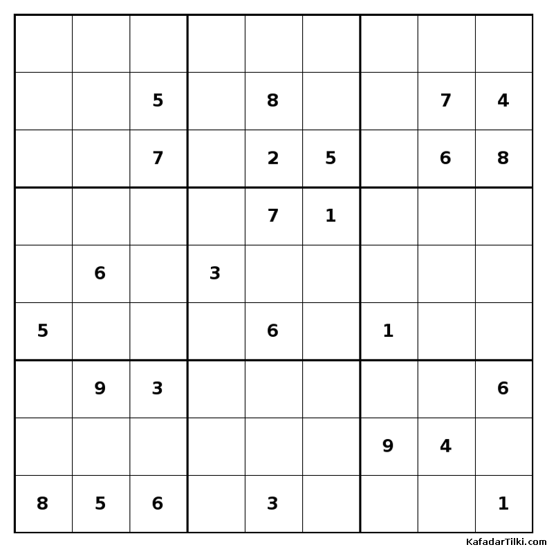 Kolay Sudoku, Kitap 1 - 9