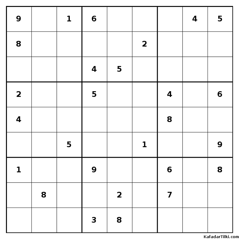 Kolay Sudoku, Kitap 19 - 10