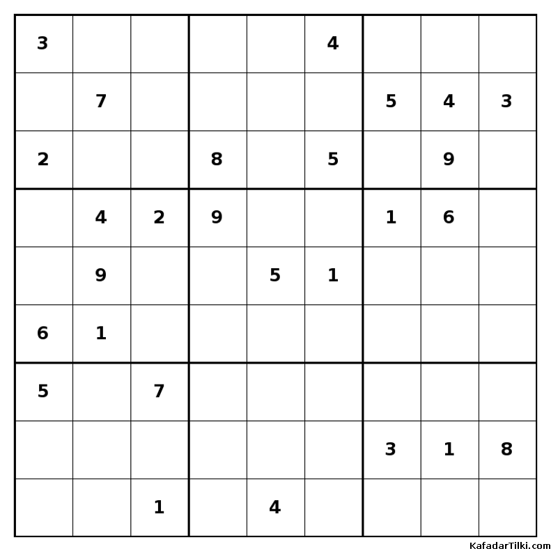 Kolay Sudoku, Kitap 9 - 9