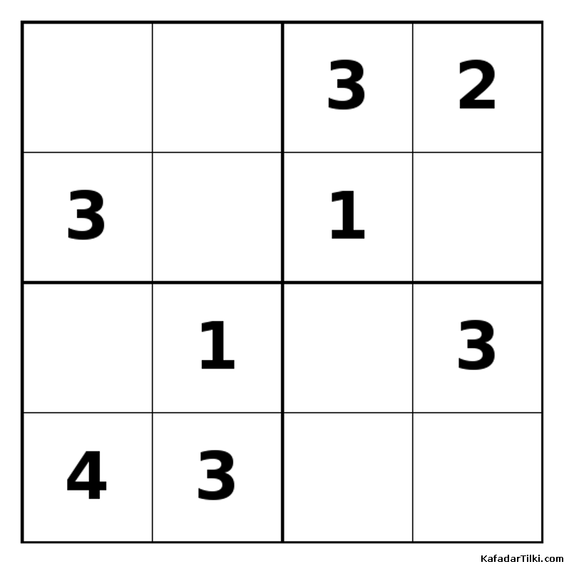 Orta Seviye Mini Sudoku (4x4), Kitap 11 - 4