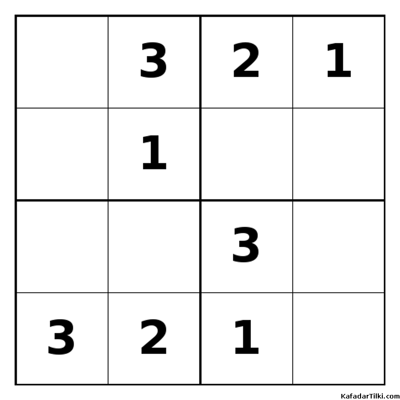 Orta Seviye Mini Sudoku (4x4), Kitap 11 - 6
