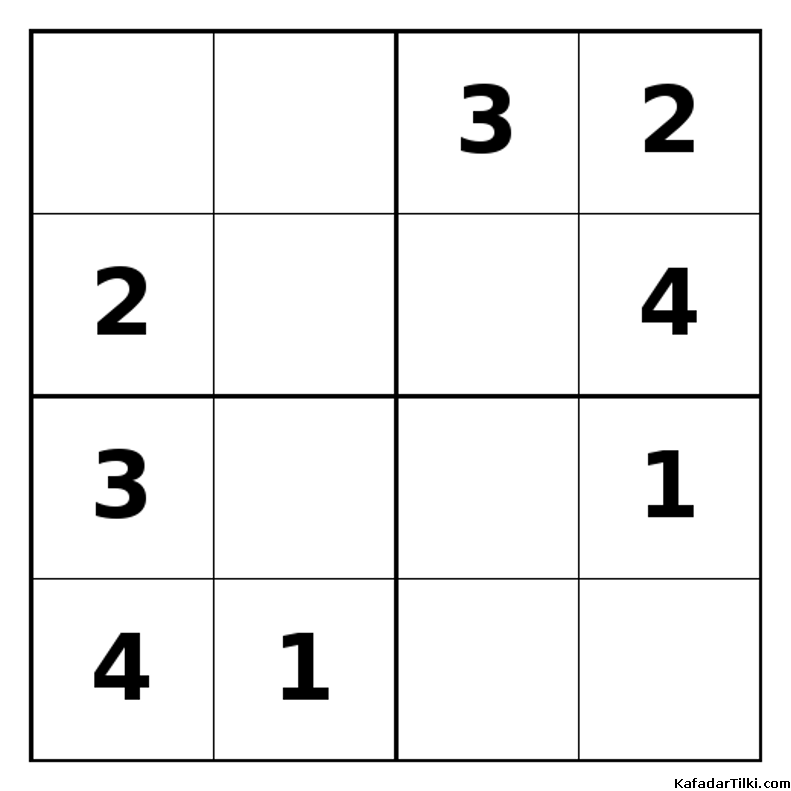Orta Seviye Mini Sudoku (4x4), Kitap 11 - 7