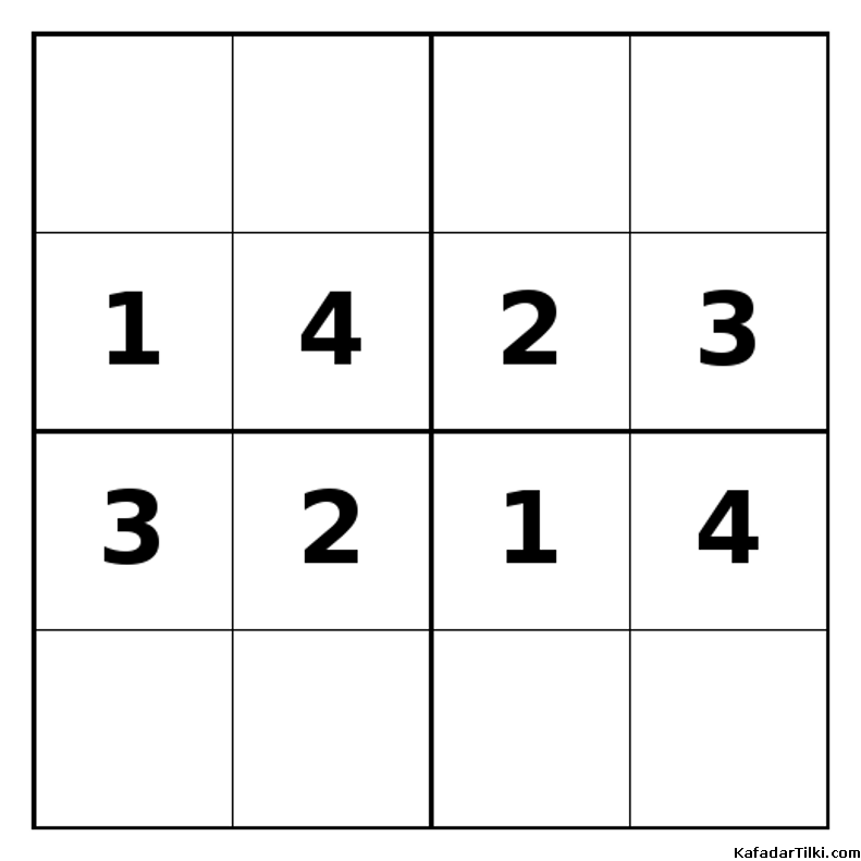 Orta Seviye Mini Sudoku (4x4), Kitap 13 - 10