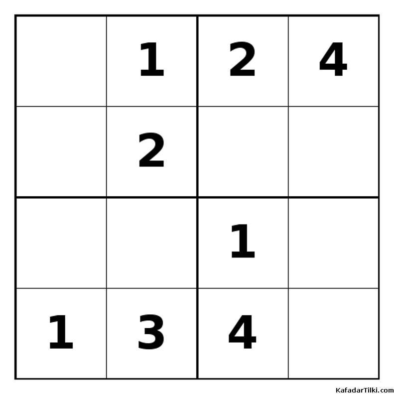 Orta Seviye Mini Sudoku (4x4), Kitap 14 - 5