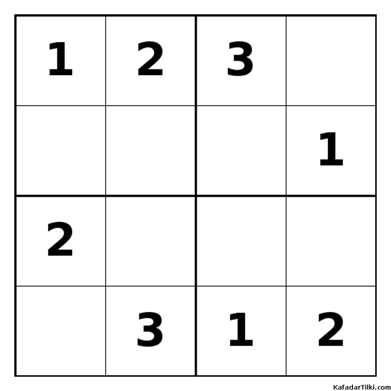 Orta Seviye Mini Sudoku (4x4), Kitap 15 - 5