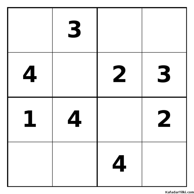 Orta Seviye Mini Sudoku (4x4), Kitap 15 - 8