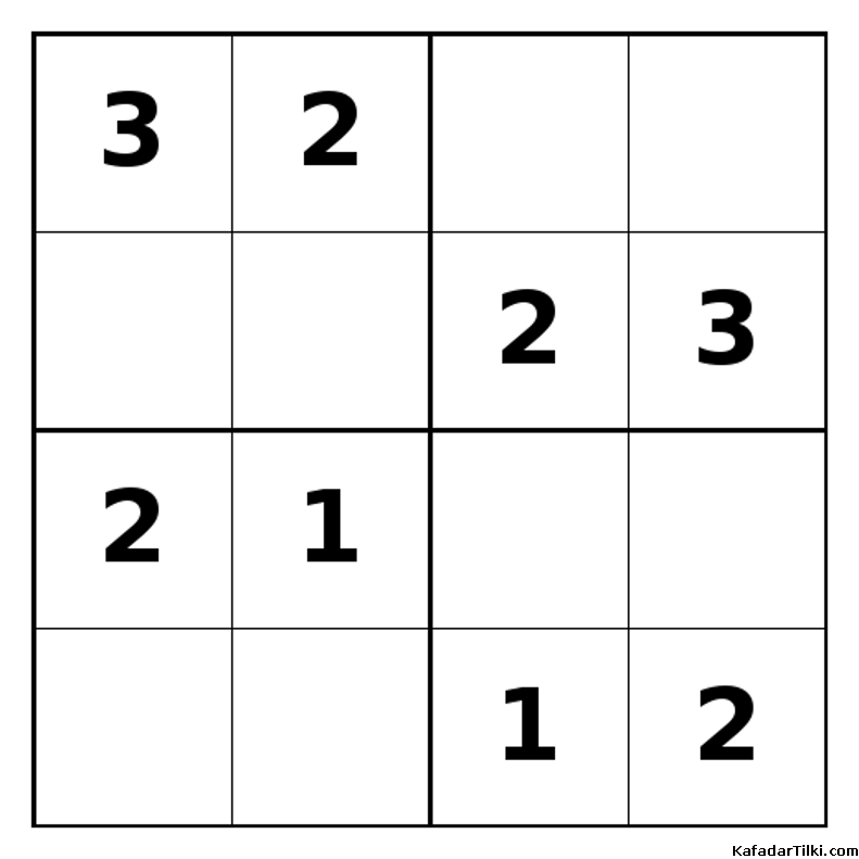 Orta Seviye Mini Sudoku (4x4), Kitap 4 - 9