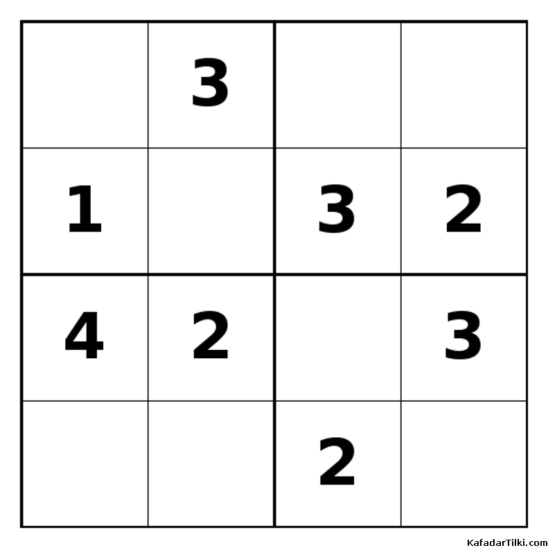 Orta Seviye Mini Sudoku (4x4), Kitap 8 - 9
