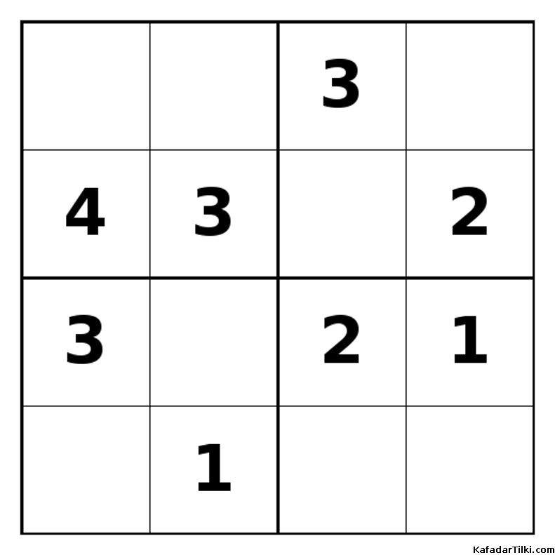 Orta Seviye Mini Sudoku (4x4), Kitap 9 - 8