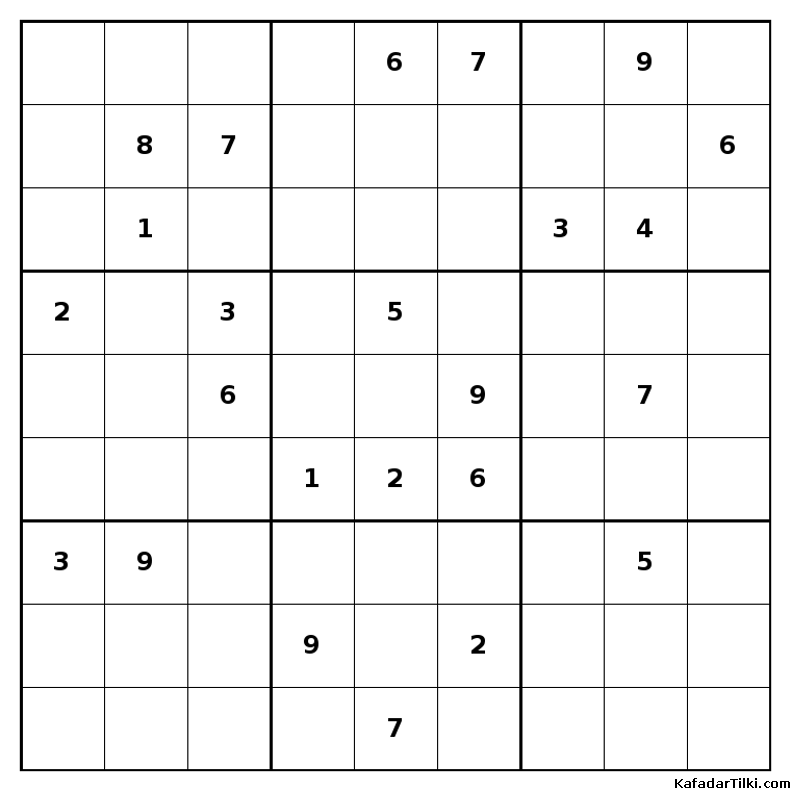 Orta Seviye Sudoku, Kitap 1 - 1
